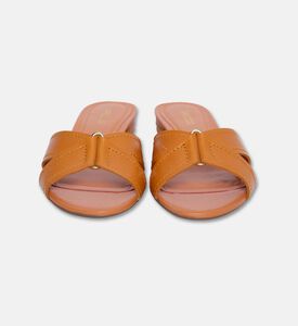 Arezzo Shoes Sabot Atanado, Orange, Eu-39, Packshot View