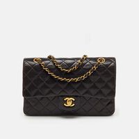 Chanel Quilted Leather Medium Classic Double Flap Bag Preowned