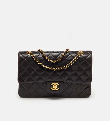 Chanel Quilted Leather Medium Classic Double Flap Bag Preowned
