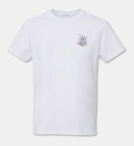 Maison Labiche Popincourt Skier-embroidery T-shirt, Packshot View