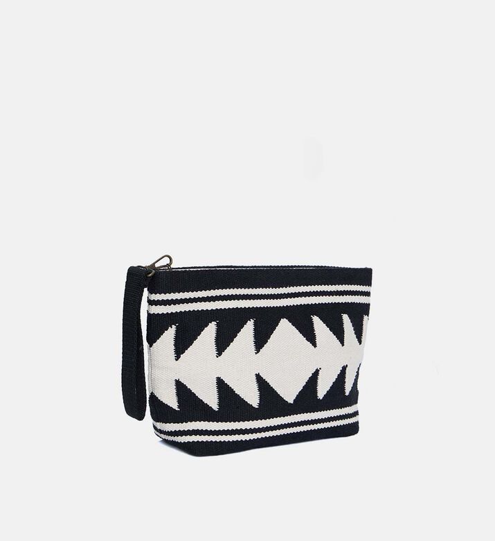 Cotton Rectangular Clutch Bag