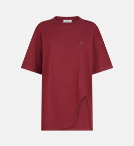 Side Slit Short-sleeve T-shirt