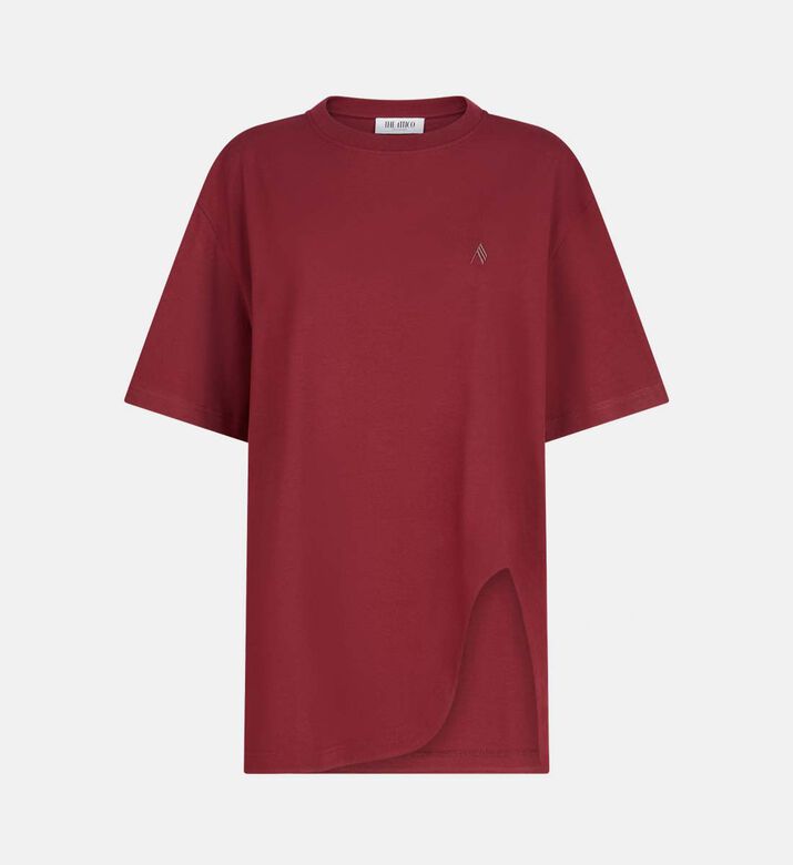 Side Slit Short-sleeve T-shirt