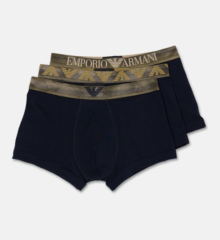 Emporio Armani Elastic Wastband Trunk Briefs Set, Packshot View