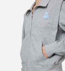 Stand Collar Printed Sweater Stand Collar Printed Sweater