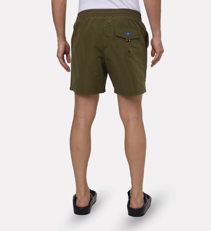 Hackett London Icon Logo-print Elastic Waistband Shorts, Green, Xxl, Model View