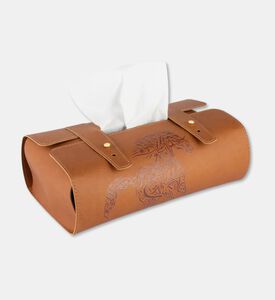 Silsal Sahara Leather Tissue Box, Packshot View