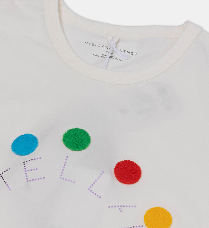 Rhinestone Embellished Cotton T-shirt