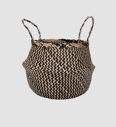 Rush Handled Storage Basket