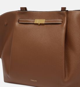 Demellier New York Grained Leather Bag, Light-brown, Packshot View