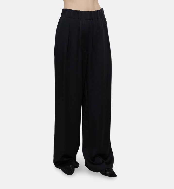 Jil Sander Satin Shiny Side Pants, Model View