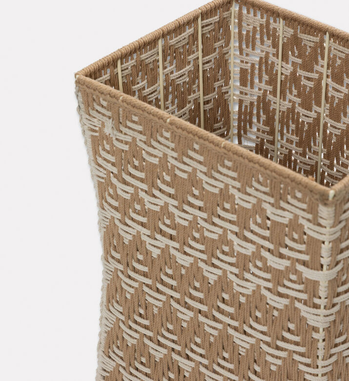 Home Deco and More Kavi Cotton Rope Waste Bin, Packshot View