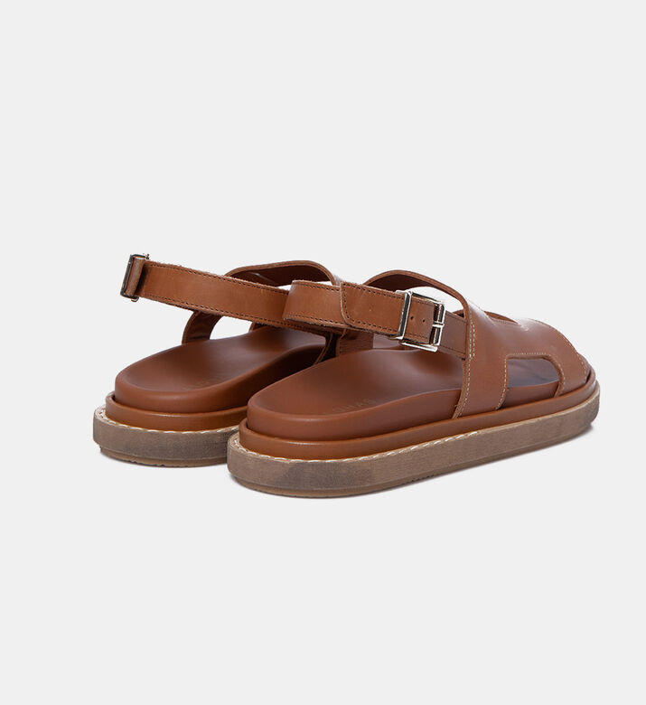Lorelei Flat-heel Leather Sandals