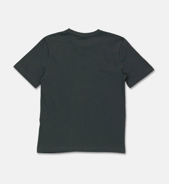 Boss Centered Logo Jersey T-shirt, Grey, 4y, Packshot View
