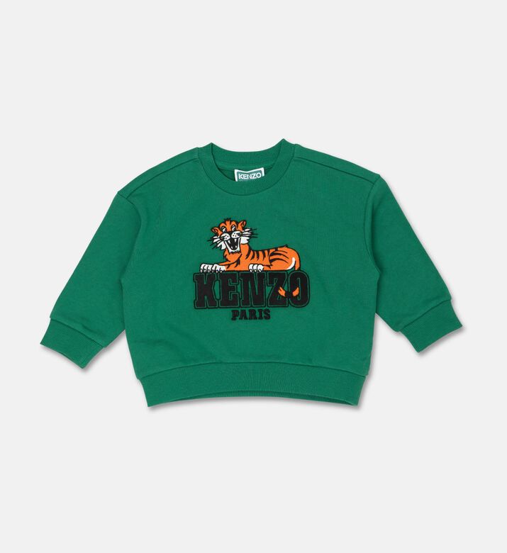 Kenzo Cotton Logo-embroidery Long-sleeve Sweatshirt, Packshot View