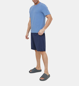 Elasticated Waist Straight-leg Shorts