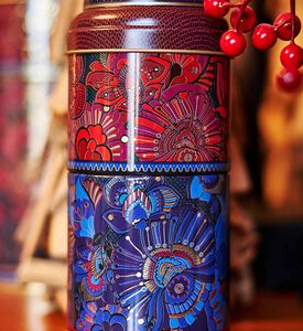 طقم علب صفيح 2 فناجين قهوة من كشمير