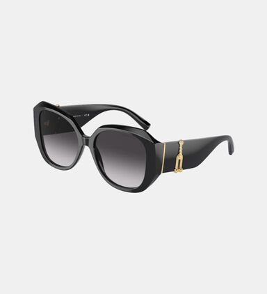 Crystal-embellished Temples Sunglasses 55