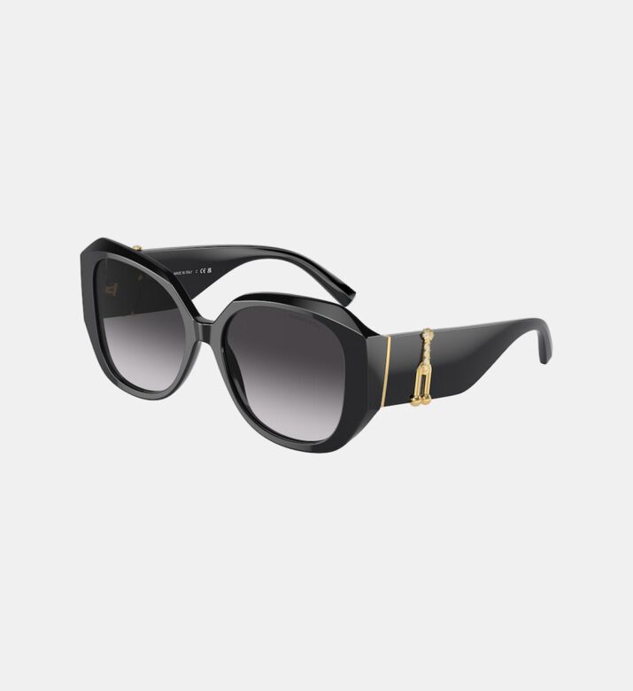 Crystal-embellished Temples Sunglasses 55