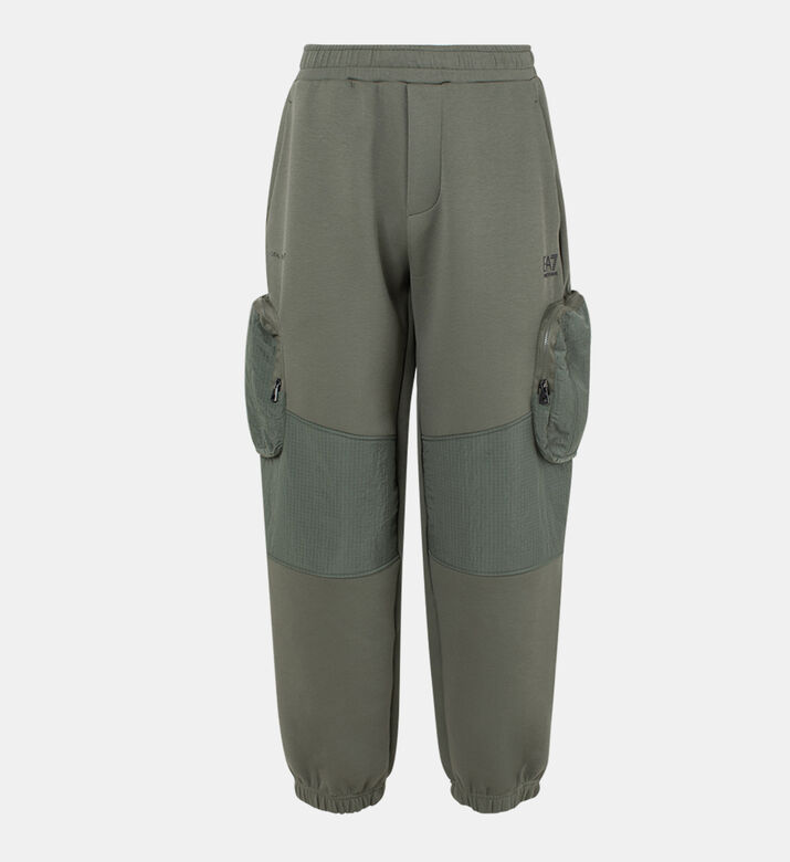 بنطال كارجو قطني رياضي بمزيج من القطن الرياضي