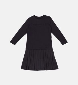 فستان تيشيرت بطيات