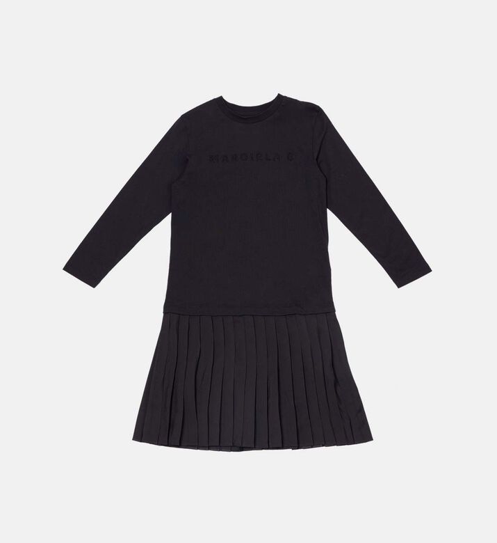 Pleated T-shirt Dress