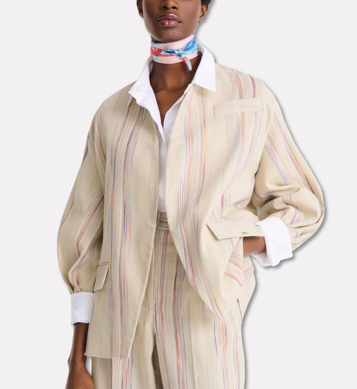 Longchamp Scarf Autres Lignes50x50, Model View