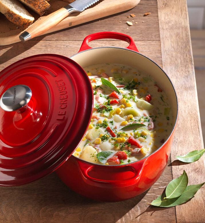 مقلاة حديد فرن فرنسية بيضاوية