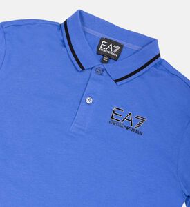 Ea7 Logo Print Cotton Polo Shirt Ea7 Logo Print Cotton Polo Shirt