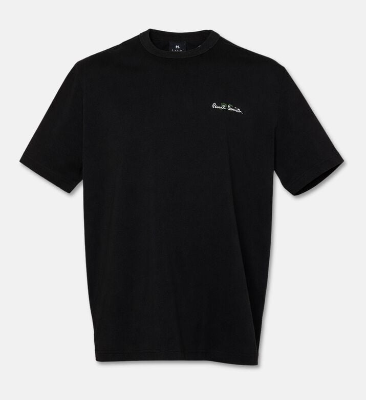 Paul Smith Embroidered Logo Oversized T-shirt, Black, L, Packshot View
