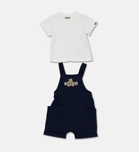 Moschino BKT Coordinated Two-piece Teddy-print Overall Set, Packshot View