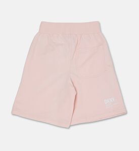 DKNY Unisex Logo-print Bermuda Shorts, Pink, 16y, Packshot View