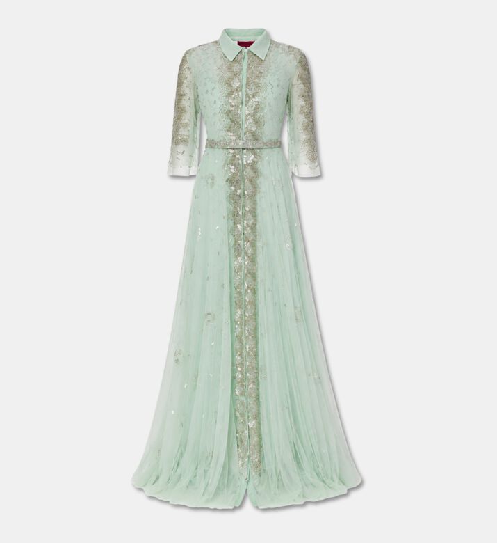Christophe Guillarme Dress Long, Green, 44, Packshot View
