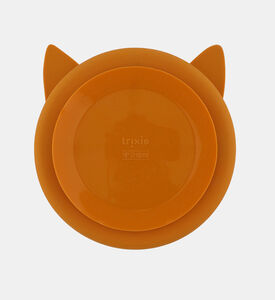 طبق مستر فوكس سيليكون مقسم - 20 × 19 × 3.5 سم