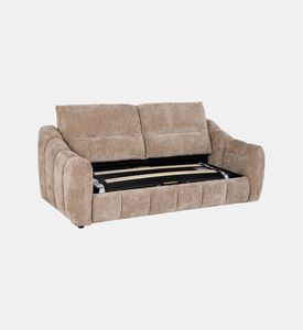 Home Deco and More Carlo Sofa Bed, Brown, Packshot View