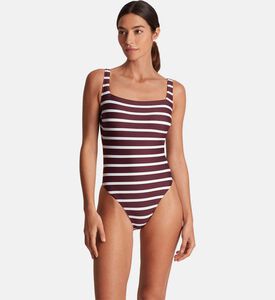 Low Back Square Neck One-piece Swimsuit Low Back Square Neck One-piece Swimsuit