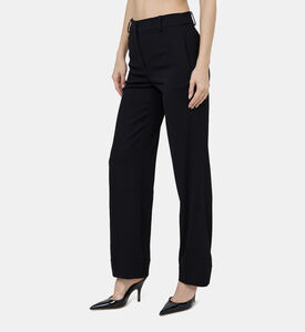 Cathy Cotton Silk Double-face Trousers