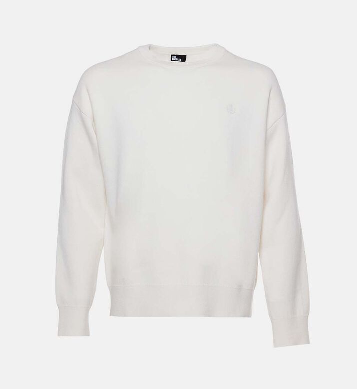 The Kooples Tonal Embroidered Logo Knit Sweater, Packshot View The Kooples Tonal Embroidered Logo Knit Sweater, Packshot View