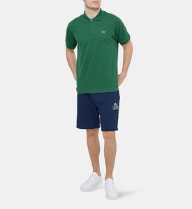 Cotton Short Sleeves Bord Polo Shirt