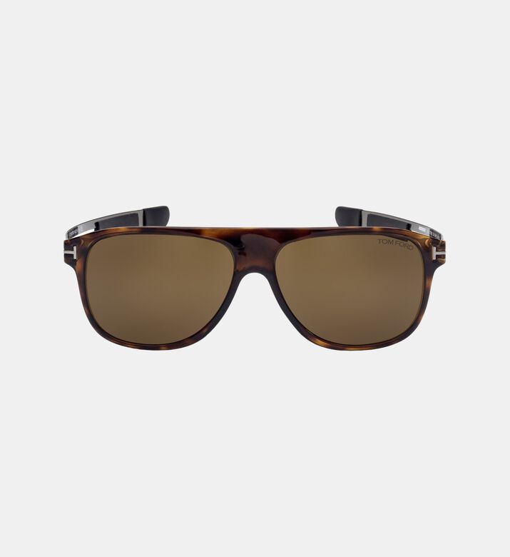 Square Frame Dark Lenses Sunglasses 59