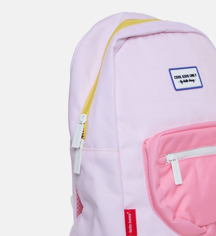 Hello Hossy Mini Bonbon Zip Pocket Backpack, 30x38x12-cm, Pink, Packshot View