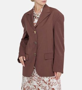 بليزر إنزو من مزيج الصوف