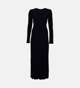 The Kooples Pleated Knit Maxi Dress, Packshot View