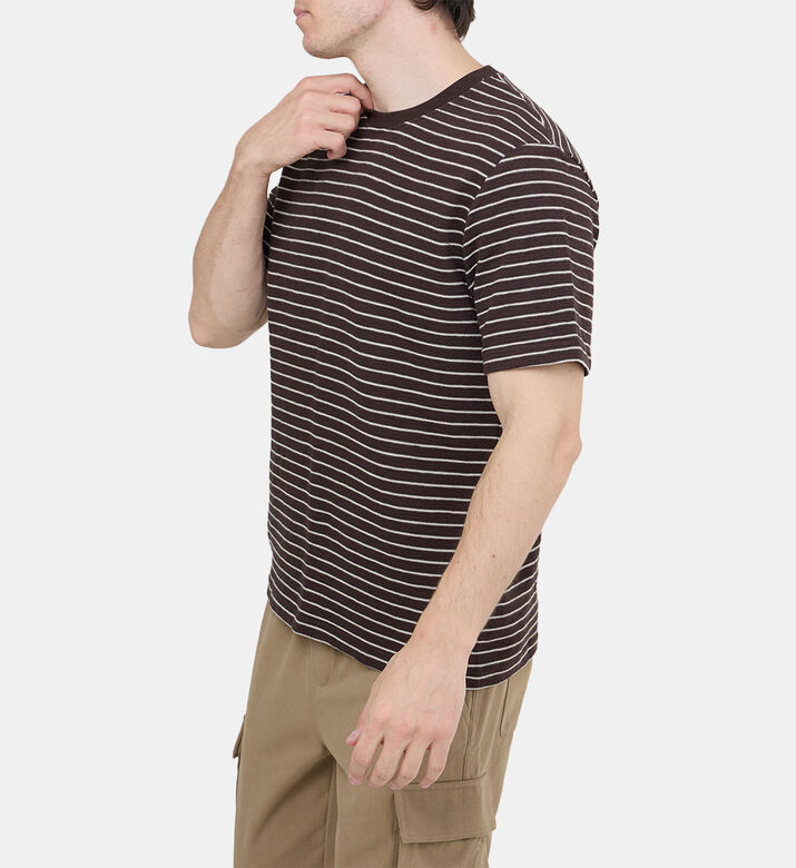 Sajesse Stripped Crewneck T-shirt