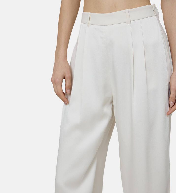 High-waist Wide-leg Trousers