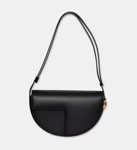 Patou Half-moon Asymmetrical Cut-out Bag, Black, Packshot View