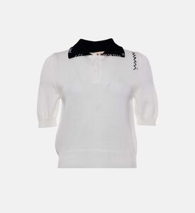 Knitted Cotton Polo