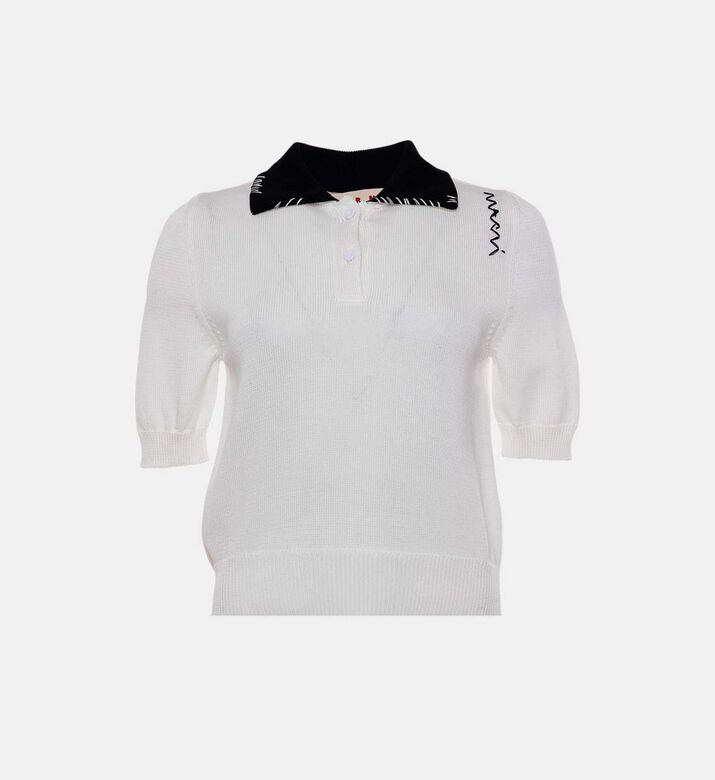 Knitted Cotton Polo