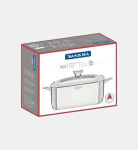 كسرولة مربعة ثلاثية الطبقات - 28.8 × 37.6 × 16.9 سم