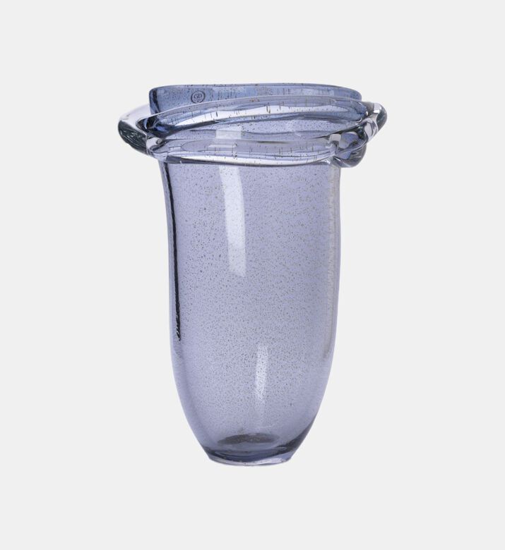 Gileno Large Auria Gold Crystal Vase, Silver, L, Packshot View